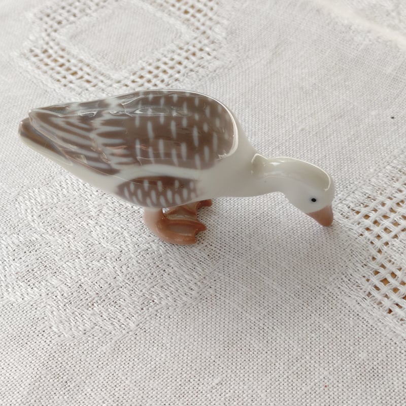 ビングオーグレンダール B&G ガチョウ 鳥 フィギュリン A1】即決 ビングオーグレンダール B&G ガチョウ 鳥のフィギュ