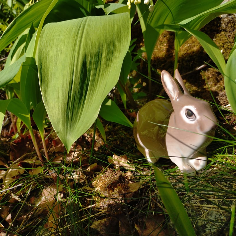 Bing＆Grondahlビングオーグレンダールの茶色うさぎ🐰は体長約