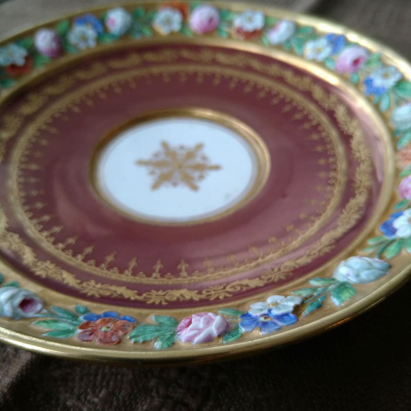 1830年頃 ウィーンの天使が守ってます💛天使ハンドルのカップソーサー