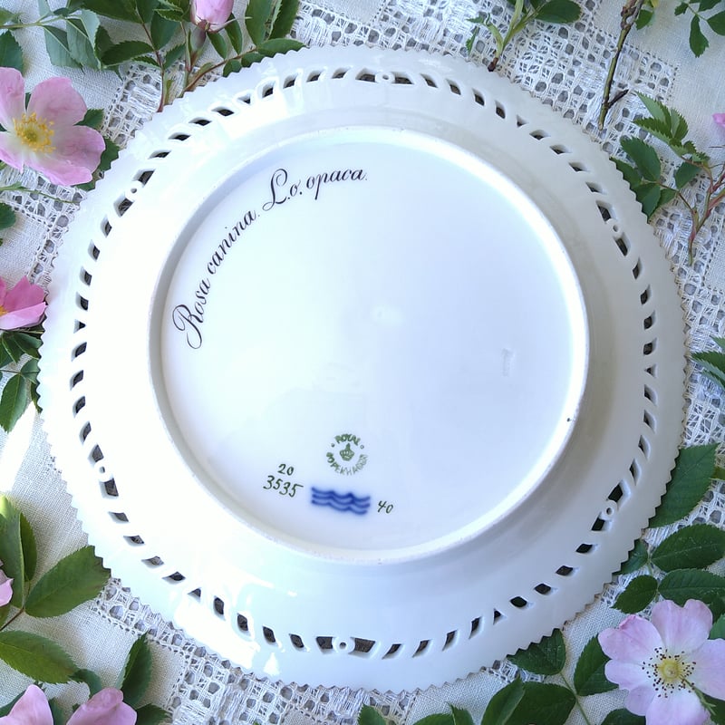 1889～1922年RoyalCopenhagenFloraDanicaフローラダニカ野ばらの