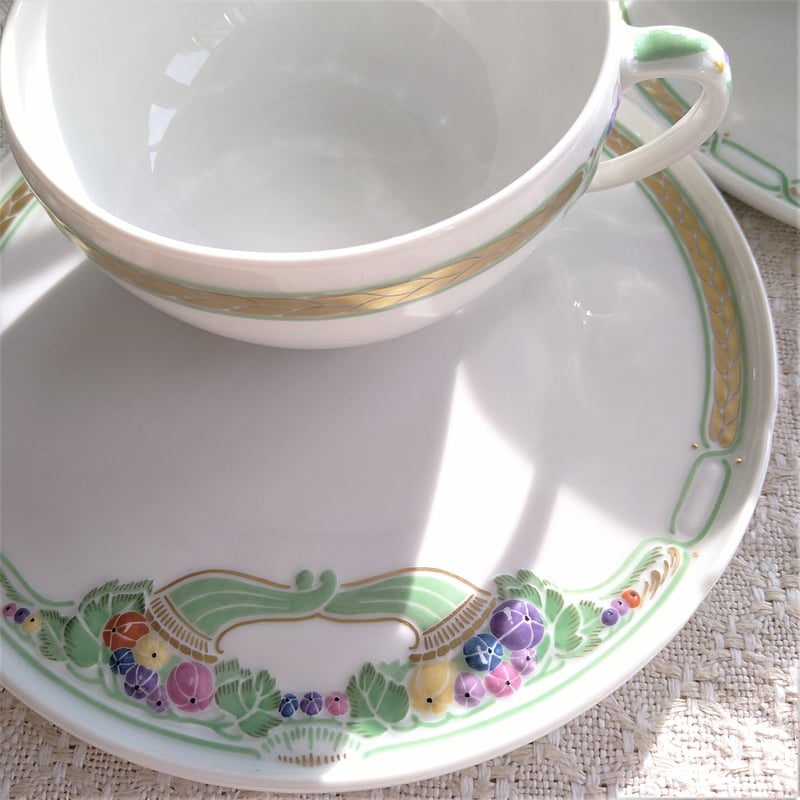 KPMベルリンのケレスカップソーサー/KPMBerlin Ceres cup and sauc