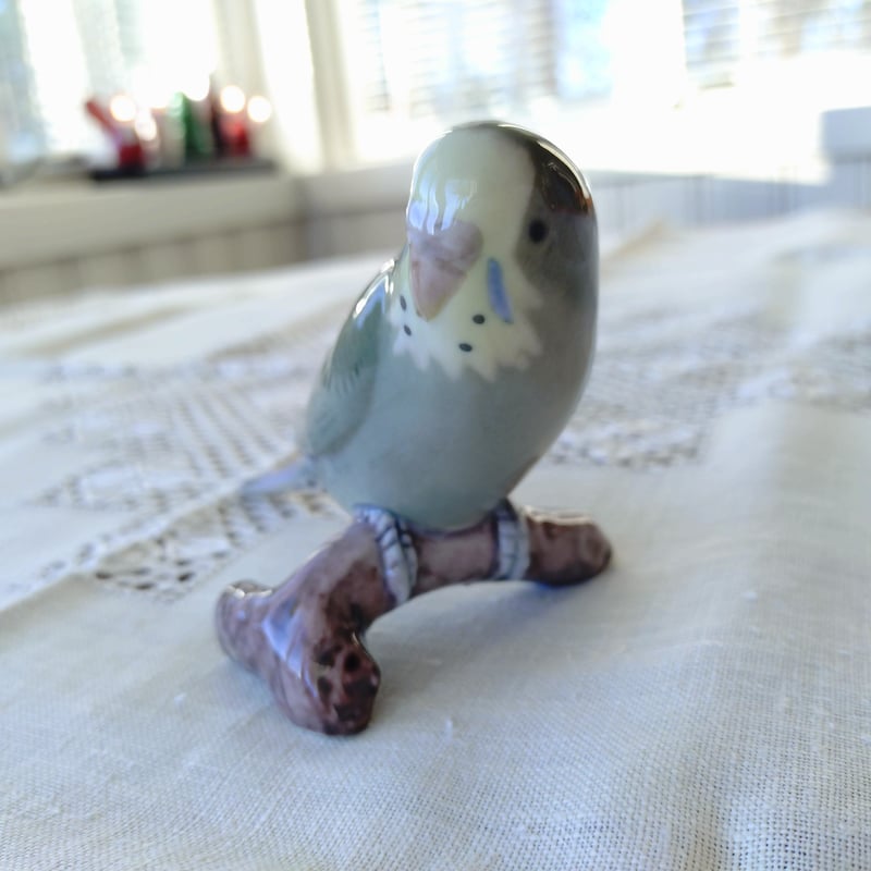 Bing＆Grondahlビングオーグレンダールのセキセイインコのピーちゃん