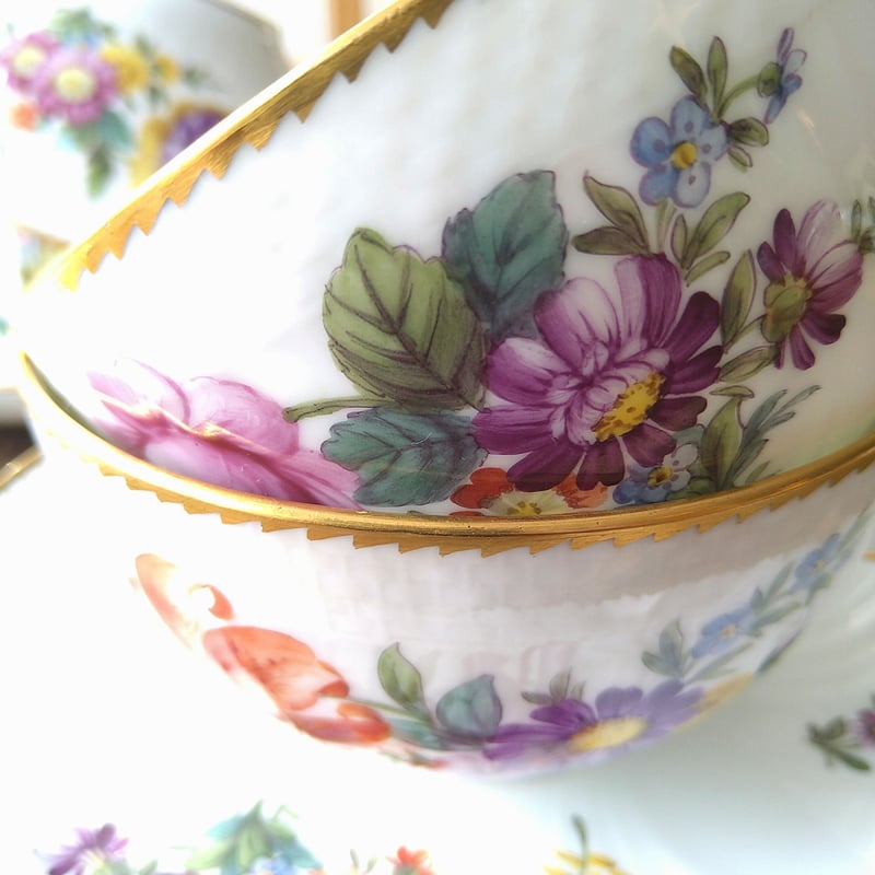 1930年代～1960年代のRoyalCopenhagenサクソンフラワーのモーニング