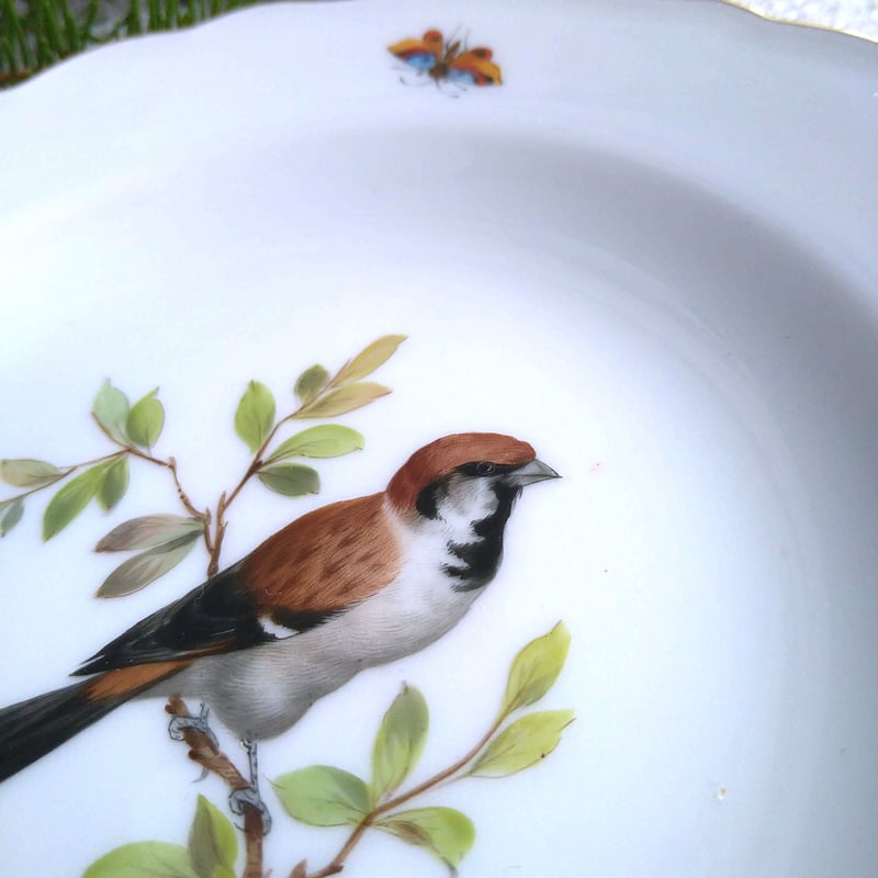 マイセンメモリアルプレート2008「小鳥がみんな」美品 ○20B02☆Meissen マイセン メモリアルプレート 2008年 小鳥が