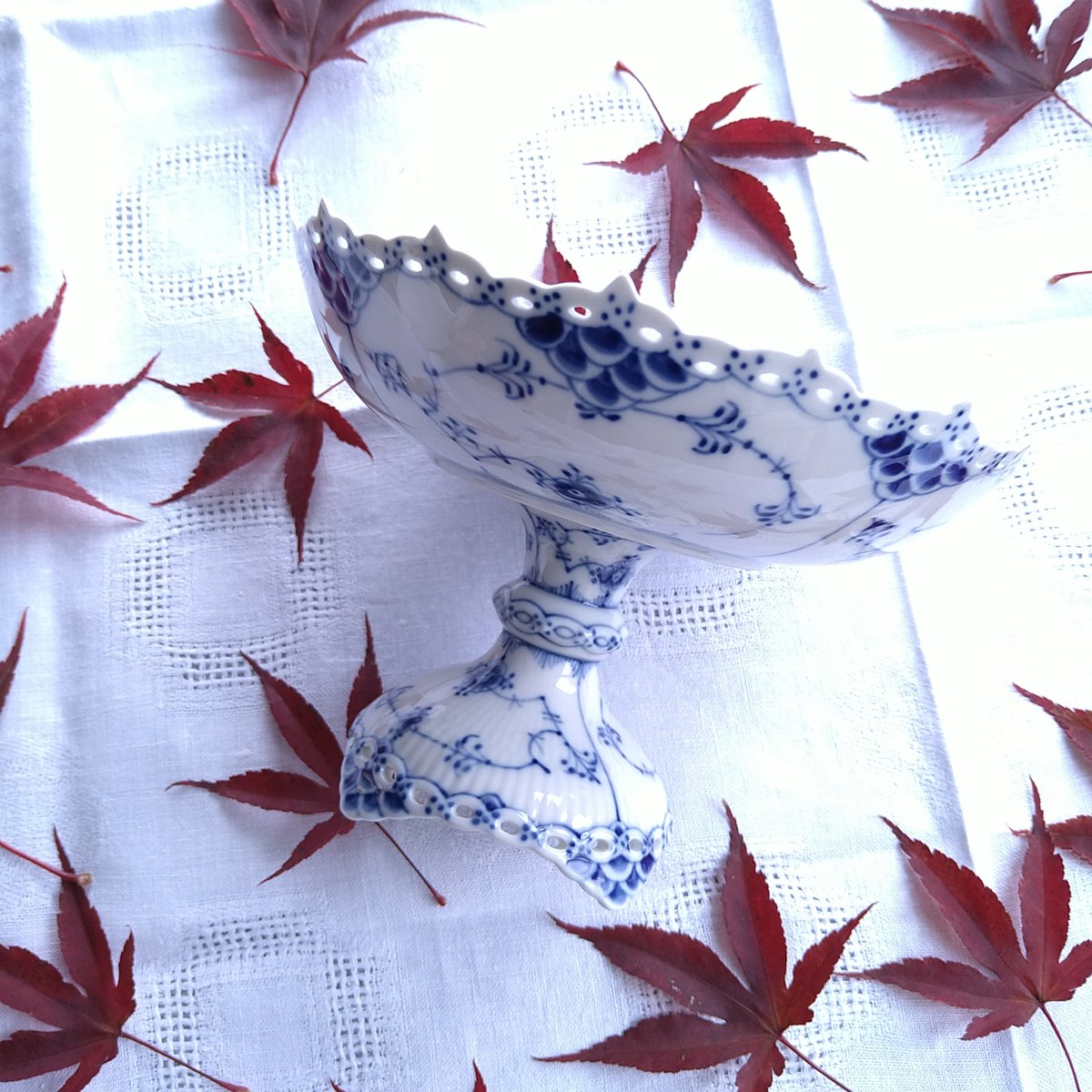 ロイヤルコペンハーゲン　ブルーフルーテッド　コンポート ロイヤルコペンハーゲン（Royal Copenhagen） ブルー