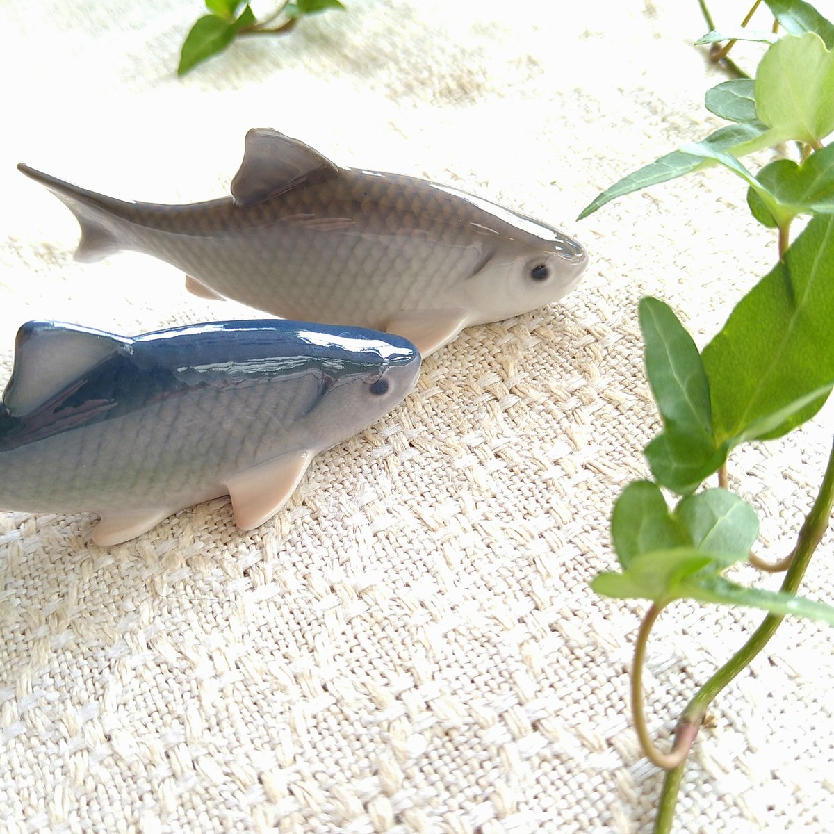 美品★Bing & Grondahl 社「Crab & Fish 」 BingGrondahビングオーグレンダールの魚/Fish figure8.5cmL | アン