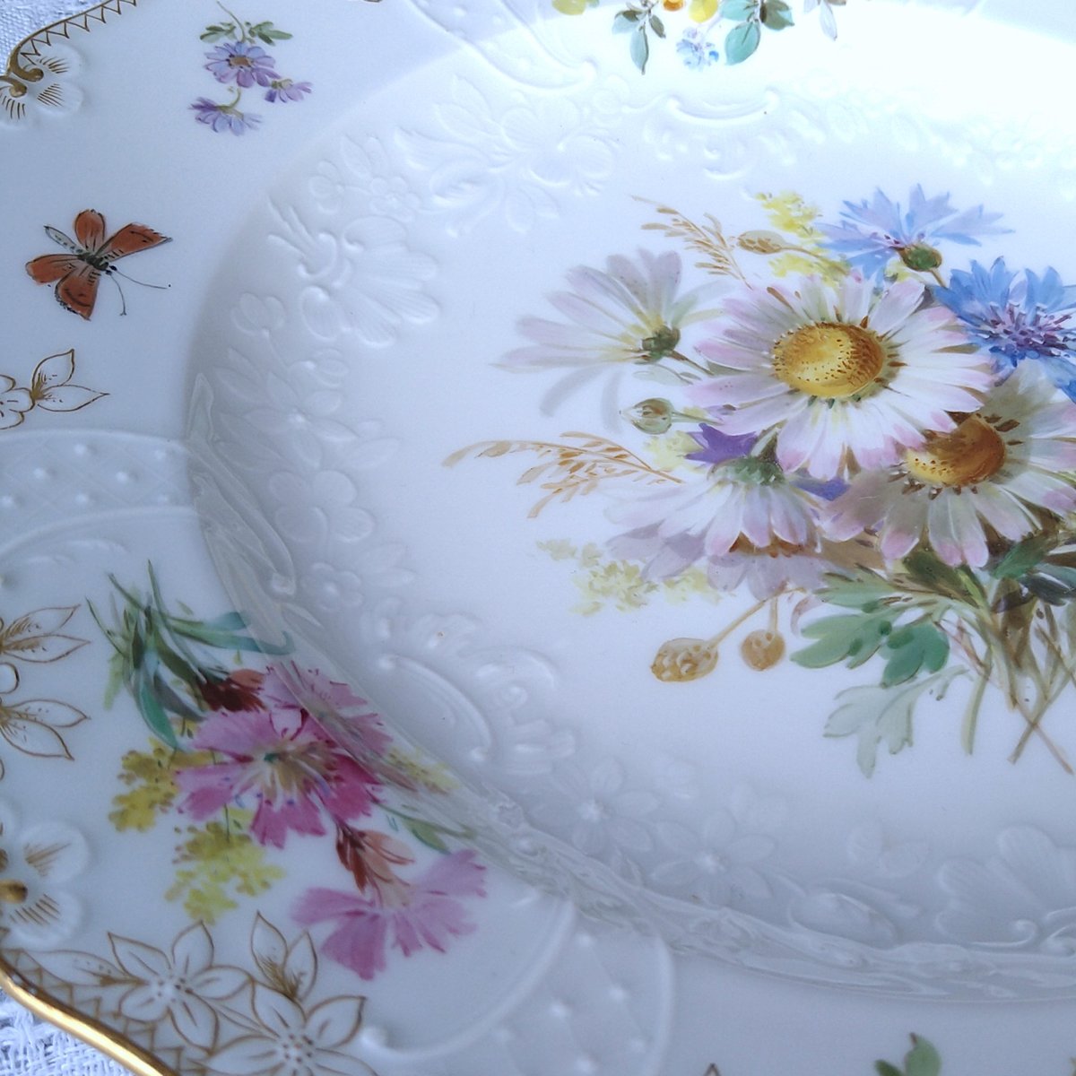 Meissen1860～1880年NeuMarseilleReliefノイマルセイユレリーフ自...