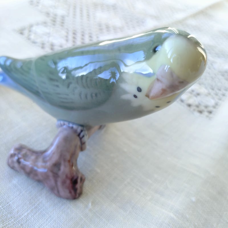 Bing＆Grondahlビングオーグレンダールのセキセイインコのピーちゃん