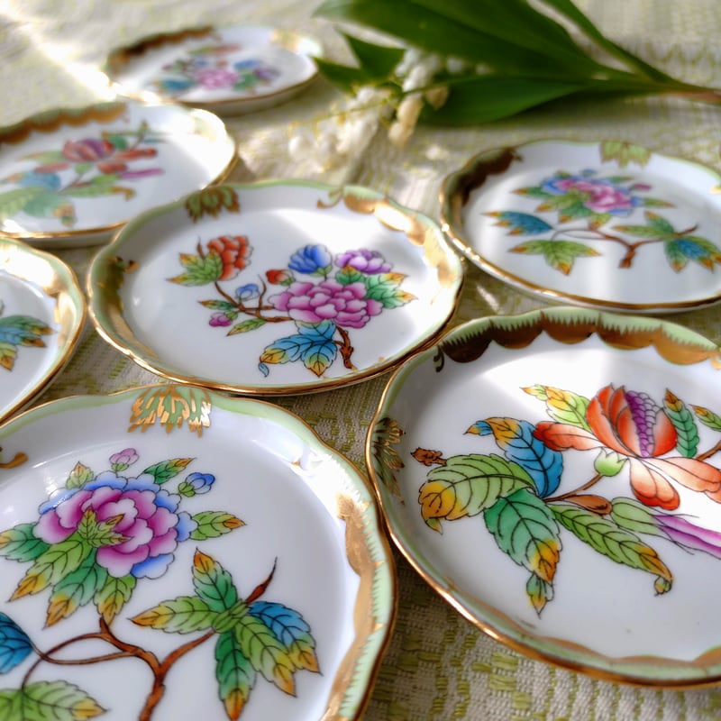 Herendヘレンドの小さなお皿もしくはコースター直径約10㎝D