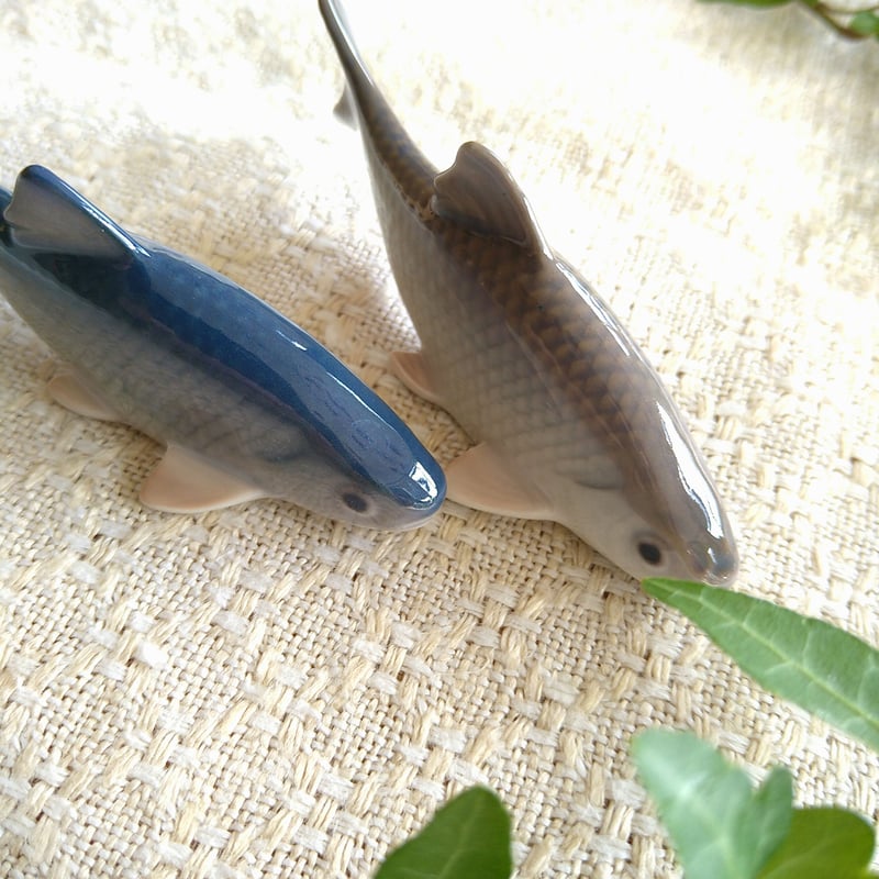 美品★Bing & Grondahl 社「Crab & Fish 」 BingGrondahビングオーグレンダールの魚/Fish figure8.5cmL