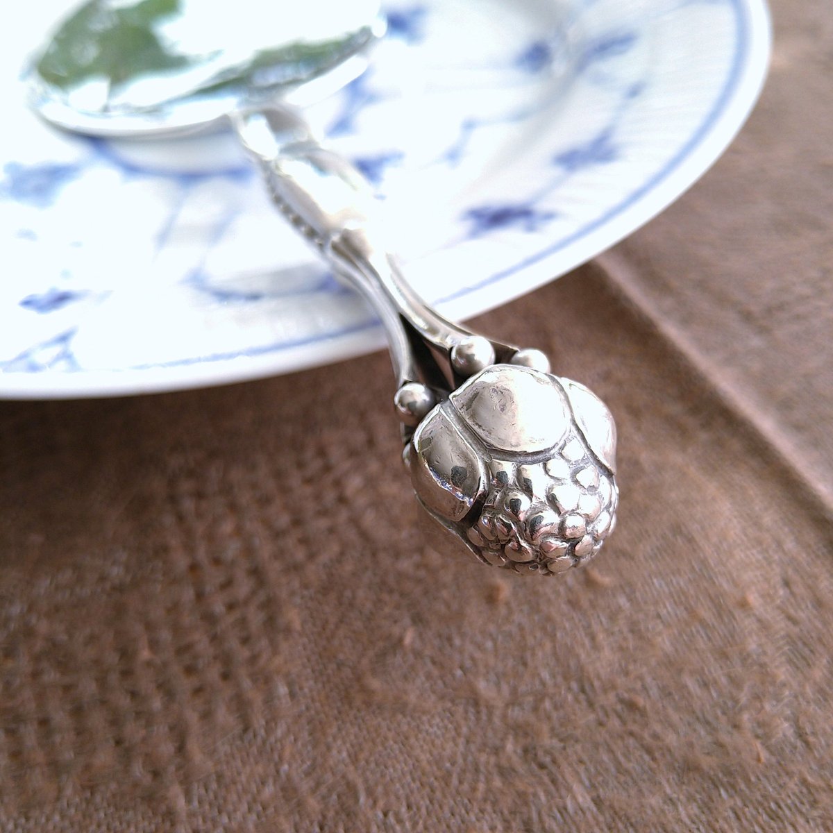 GeorgJensenオーナメンタルNo38のケーキサーパー20㎝L/Ornamental N