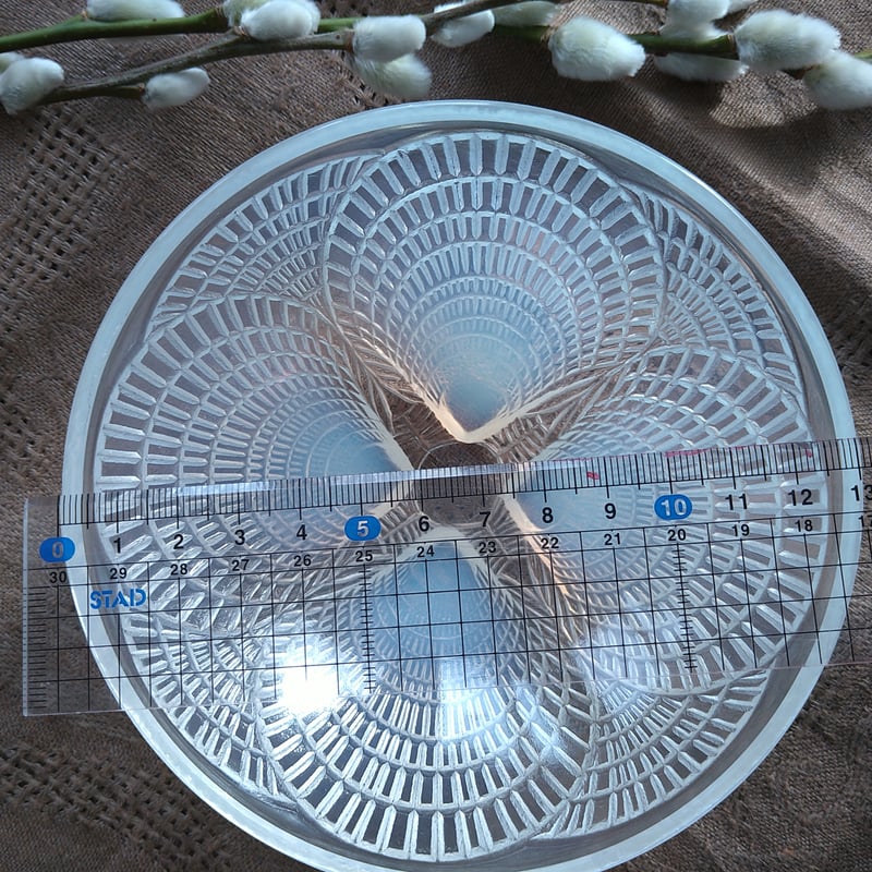 R.LaliqueルネラリックCOQUILLES.No.5/オパルセントのボウル直径