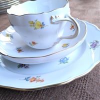 オールドマイセンアップリケ　シュガーポット オールドマイセンアップリケ シュガーポット オールドマイセン