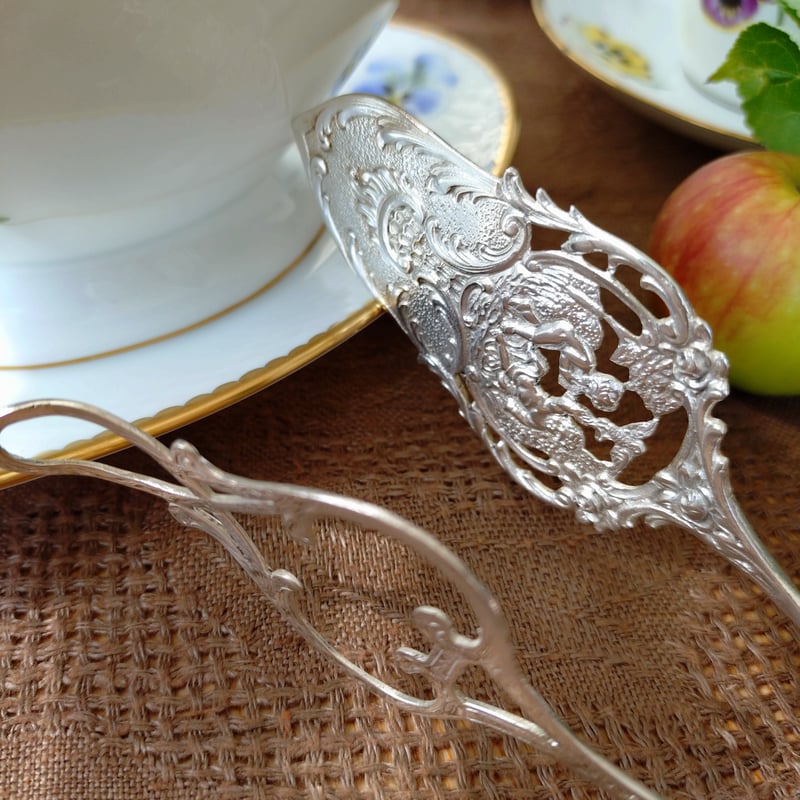 銀食器シルバー800ケーキサーバ/クッキートング, 銀100シュガートング他 銀食器シルバー800ケーキサーバ/クッキートング, 銀100シュガートング