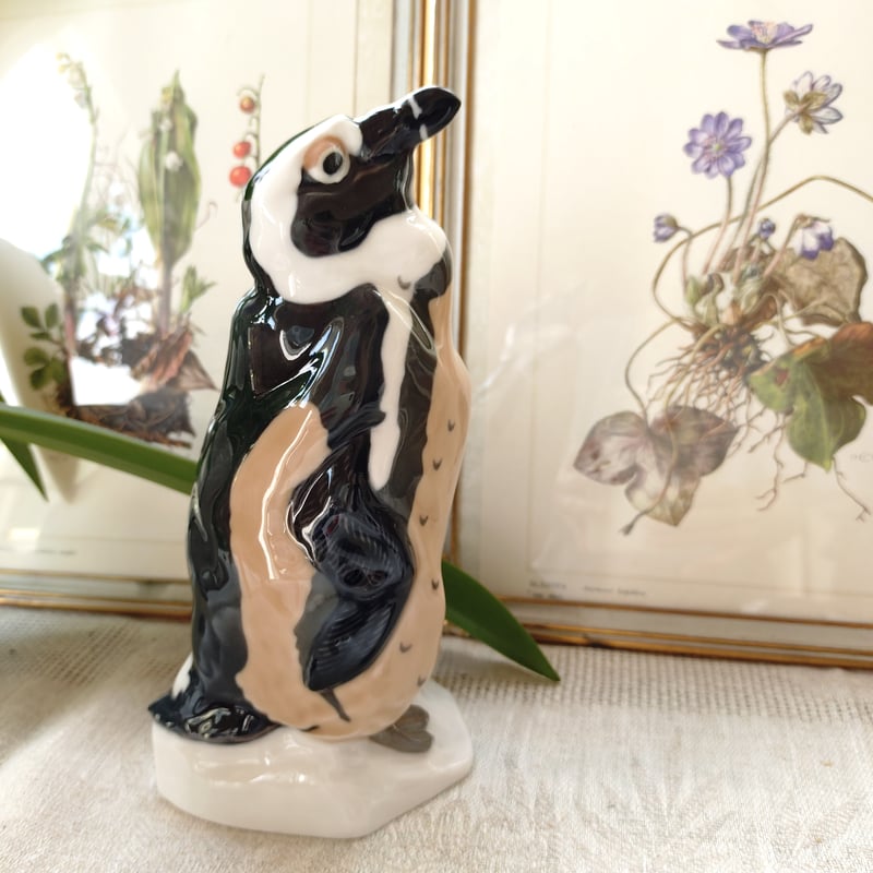 1910年頃Meissenマイセンのケープペンギン🐧PaulWalther原型🐧高さ約19