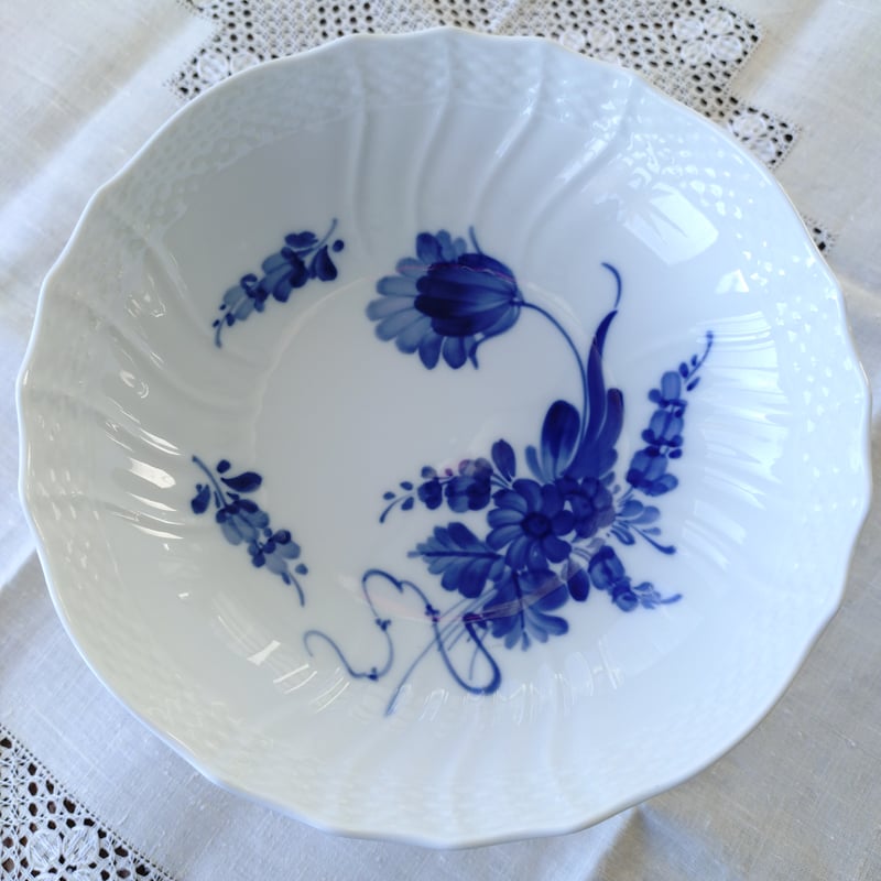 ロイヤルコペンハーゲン　ブルーフラワーカーブコンポート、 ロイヤルコペンハーゲン ブルーフラワー カーブコンポート