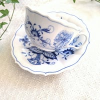 マイセンMeissenブルーオニオンのシュガーポット小高さ約9㎝H