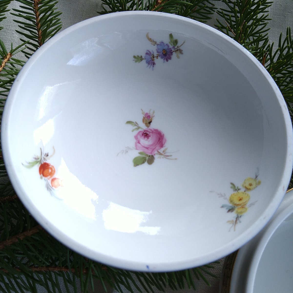 Meissen（マイセン 1825～1924 コバルト金彩 プレート 26.5㎝