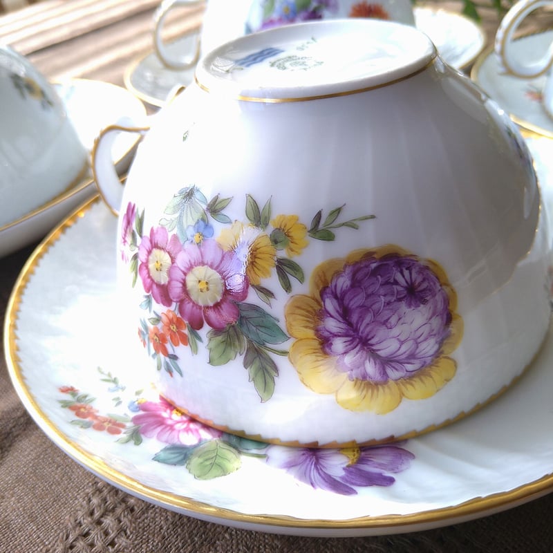 1930年代～1960年代のRoyalCopenhagenサクソンフラワーのモーニング