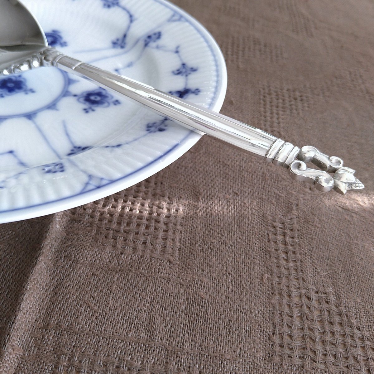   シルバー 茶葉スプーン エコーン Georg Jensen シルバー 茶葉スプーン エコーン