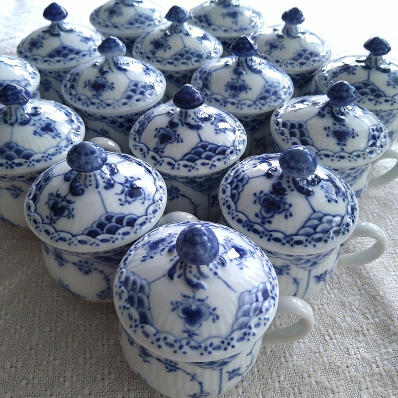 廃盤】ロイヤルコペンハーゲン ブルーハーフレース33cm 【公式通販】