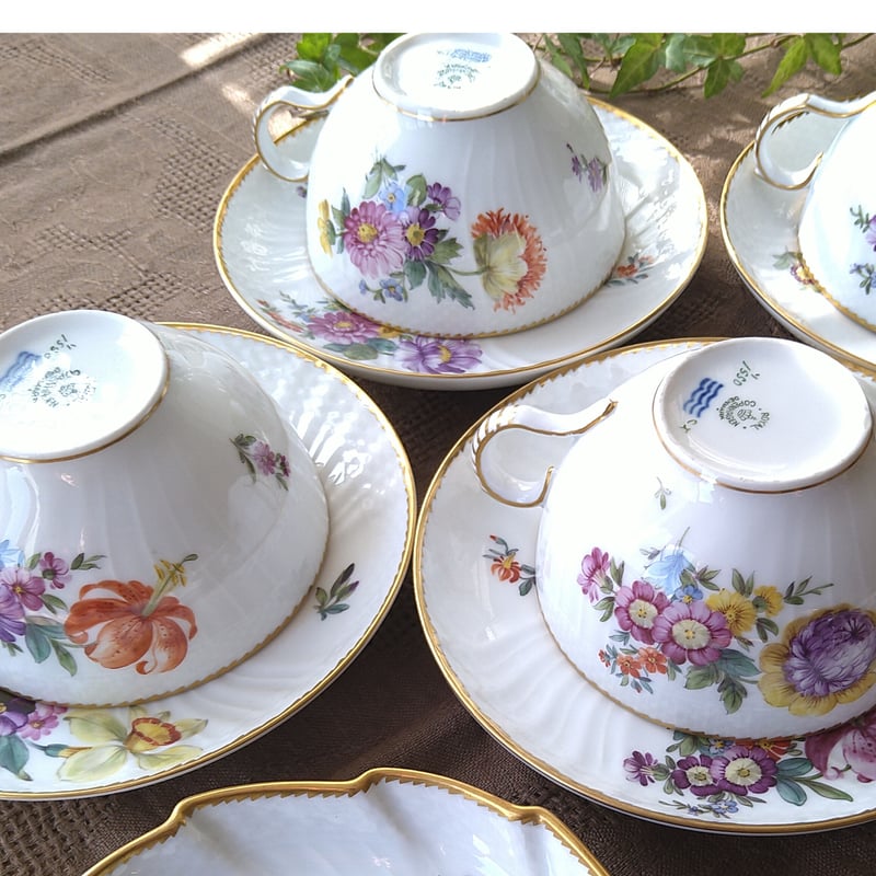 1930年代～1960年代のRoyalCopenhagenサクソンフラワーのモーニング