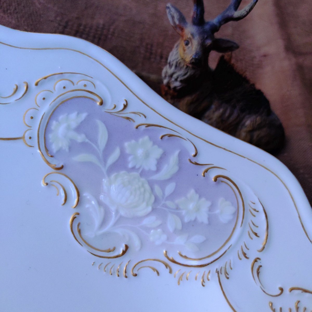 希少✤1924年以前マイセン(Meissen)『パリの呼び声・野菜売りの少女