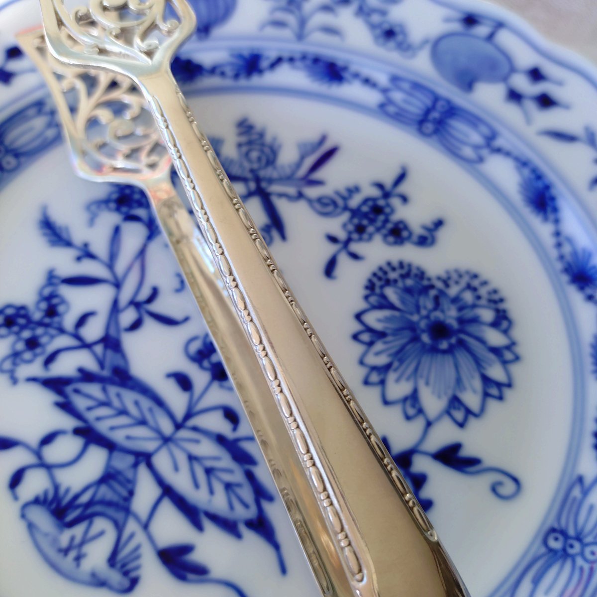 シルバー830のトングは長さ約14㎝L重さ約34g | アンティーク田中