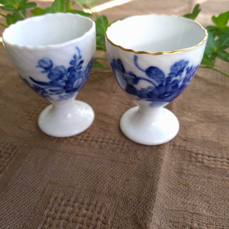 RoyalCopenhagenブルーフラワーカーブのエッグスタンド