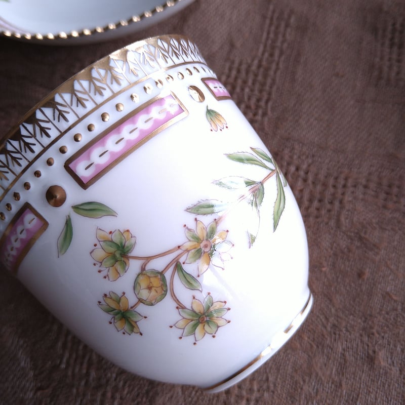 RoyalCopenhagenフローラダニカのコーヒーカップソーサー/Flora Danica