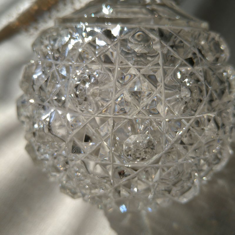 1903年のイギリスBirminghamのスターリングシルバーとカットガラスの