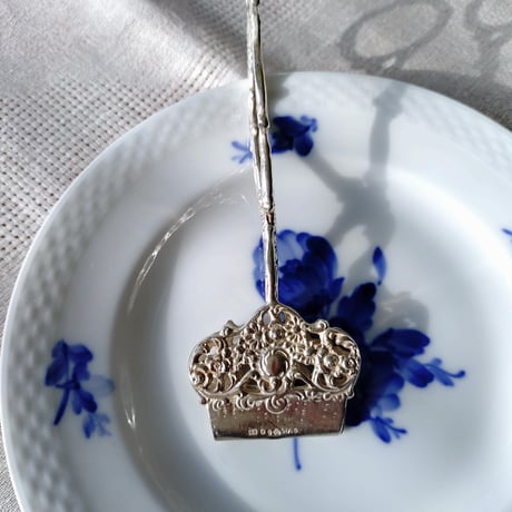 [ミーコさん]スウェーデン JLH 純銀 ケーキ用トング 1957年 - 25g 純銀製ケーキトング | FLORAL