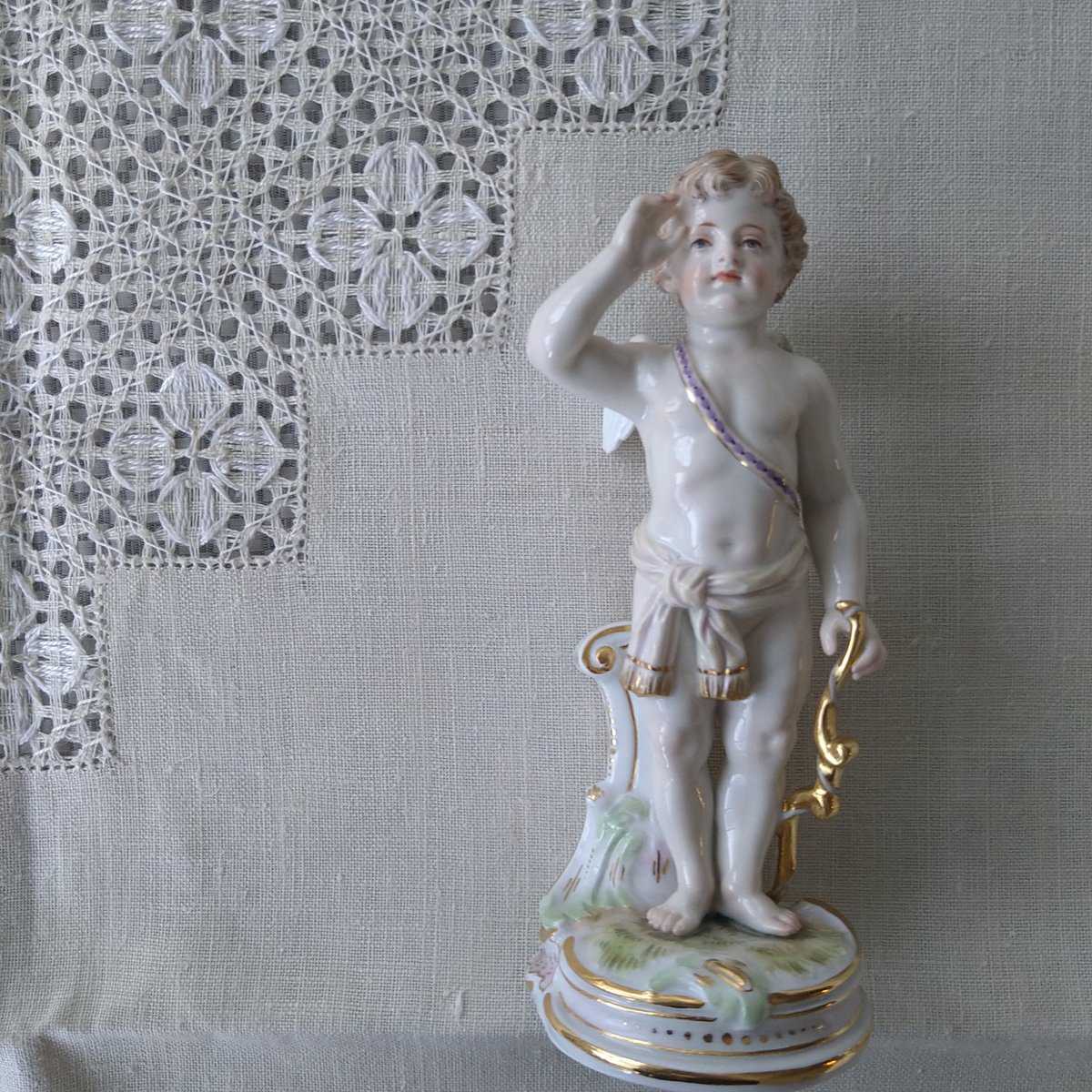 ✤1924年以前マイセン(Meissen)フィギュリン✤『うたた寝』✤