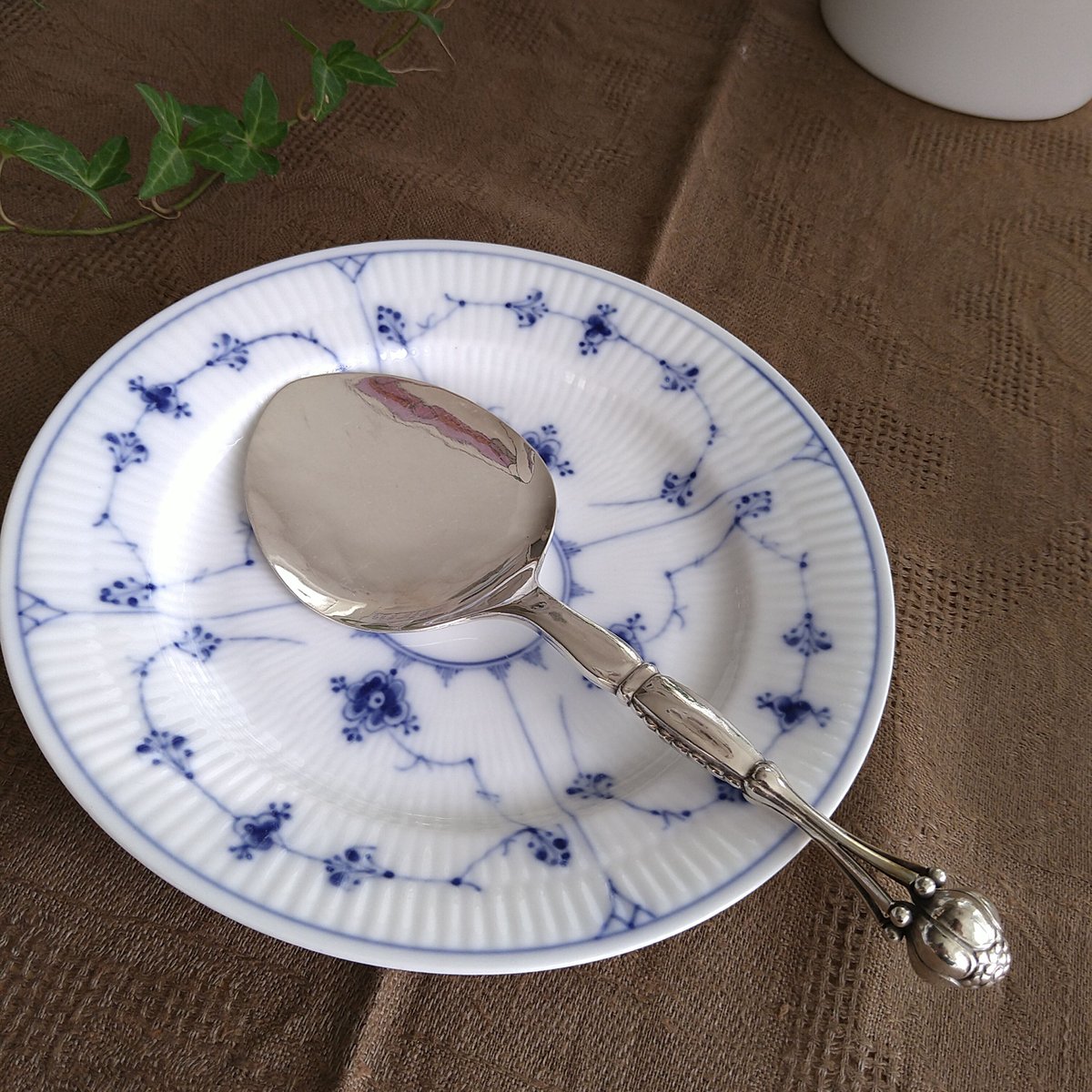 GeorgJensenオーナメンタルNo38のケーキサーパー20㎝L/Ornamental N