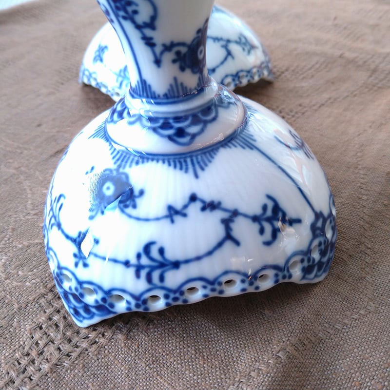 lb88888 ロイヤルコペンハーゲン フルレース キャンドルスタンド 1975～1979年RoyalCopenhagenフルレースキャンドルスタンド、ペア/Full