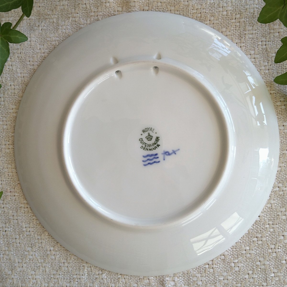 RoyalCopenhagenのイヤーズプレート1933年(昭和8年