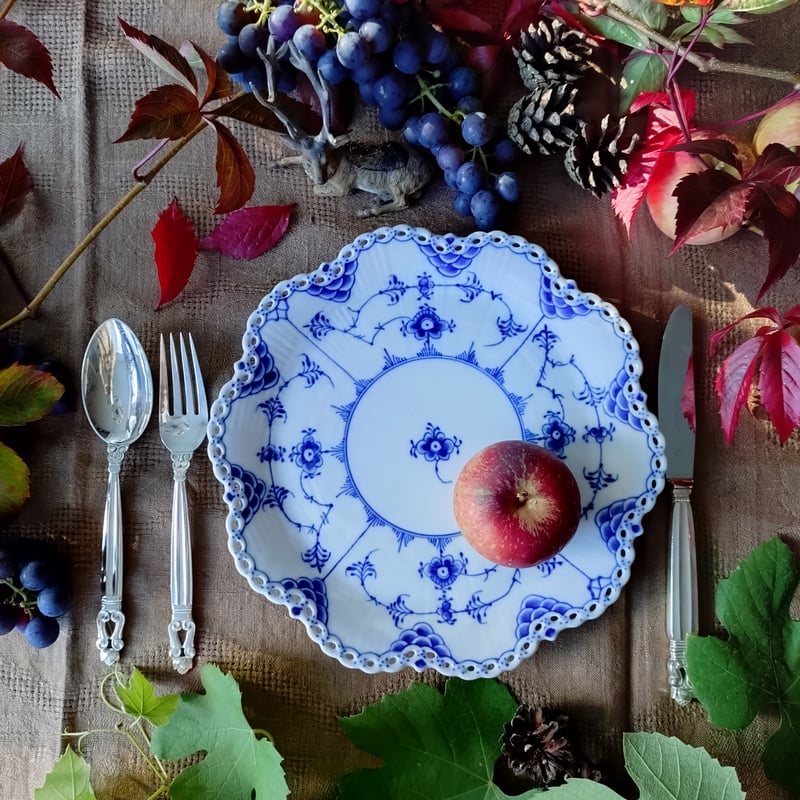 1975-1979年RoyalCopenhagenFullLaceフルレース直径約25㎝Dのお