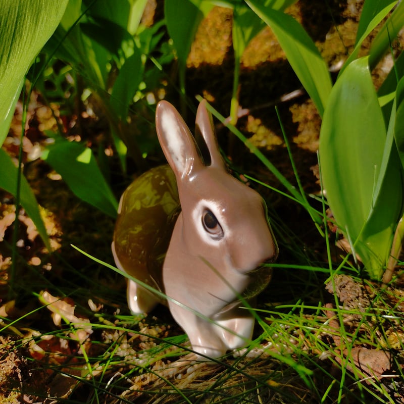 Bing＆Grondahlビングオーグレンダールの茶色うさぎ🐰は体長約