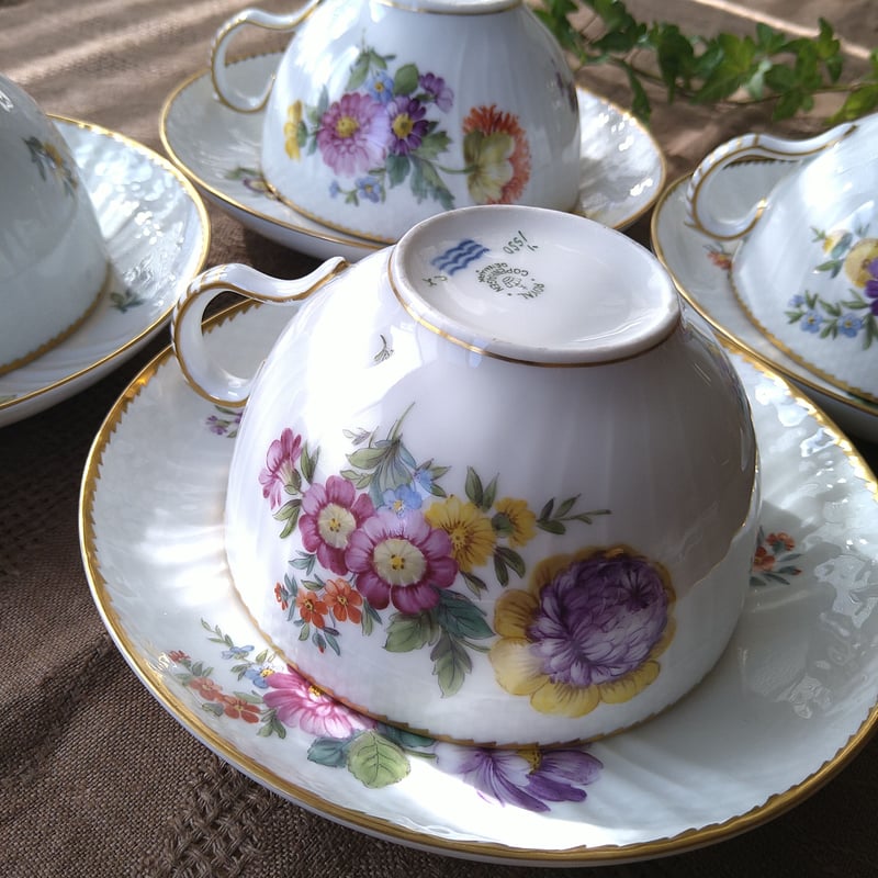 1930年代～1960年代のRoyalCopenhagenサクソンフラワーのモーニング