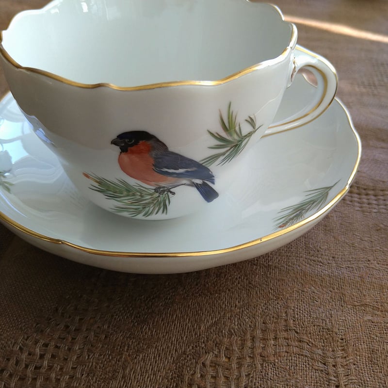 Meissenマイセン1970年頃ドイツの鳥のそんなのウソ！！の