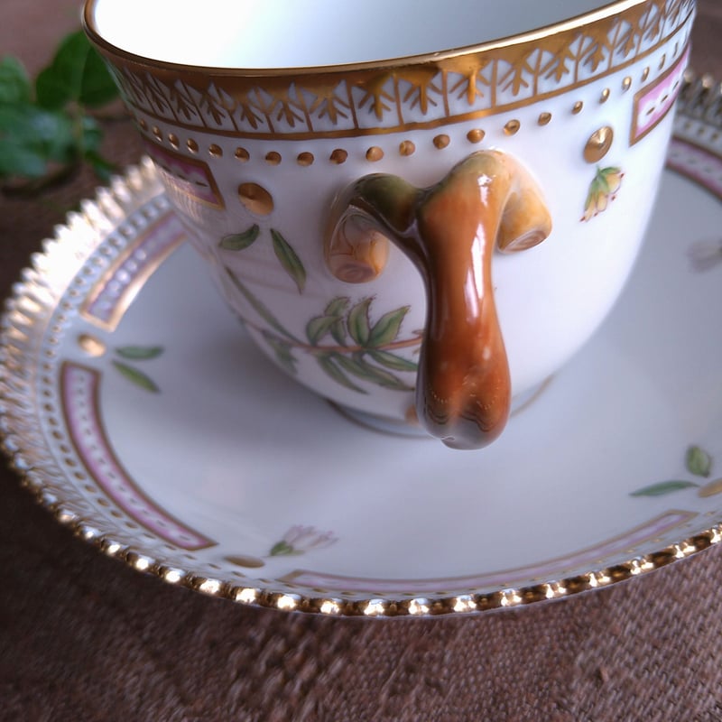RoyalCopenhagenフローラダニカのコーヒーカップソーサー/Flora Danica