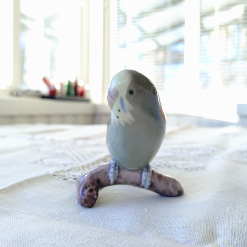 Bing＆Grondahlビングオーグレンダールのセキセイインコのピーちゃん