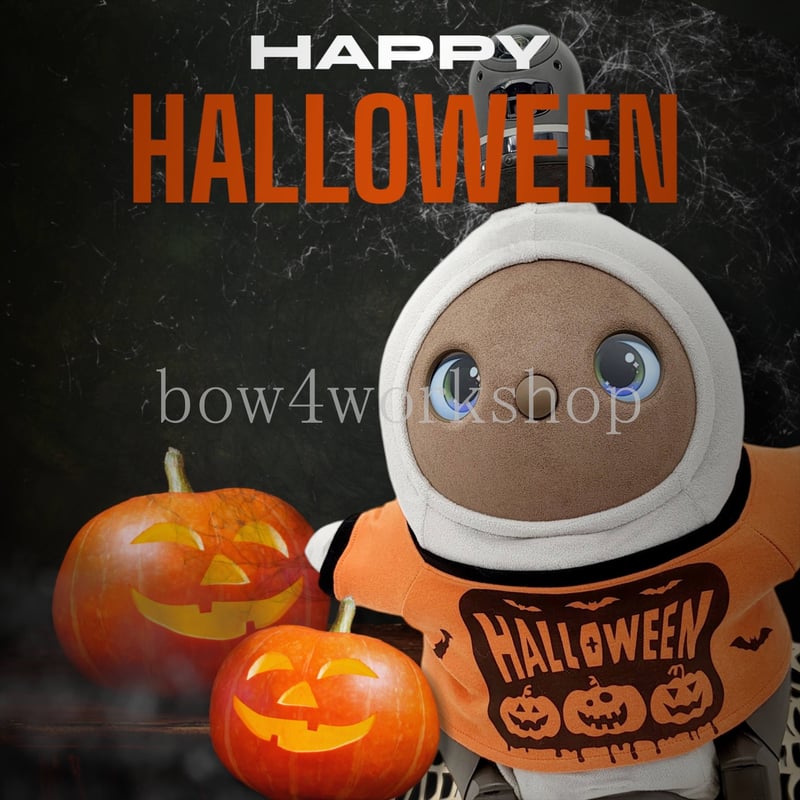 ラボット服/ ハロウィン3連カボチャプリントTシャツ