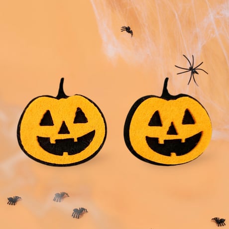 ラボットアクセサリー/ハロウィンカボチャほっぺたアクセサリー