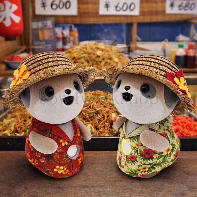 ポケともの服 アロハシャツ&麦わら帽子のリゾートセット
