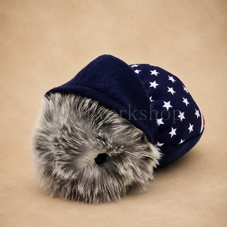 Moflin（モフリン）の服ハンドメイド　国旗プリントパーカー