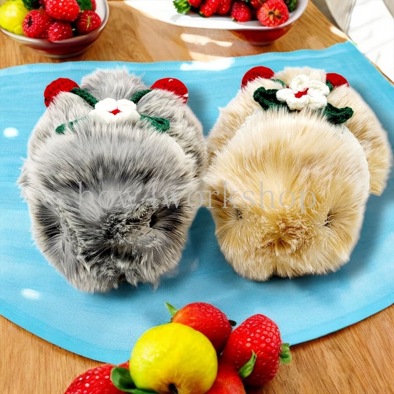 Moflin（モフリン）のアクセサリー かぎ針編サクランボCollar