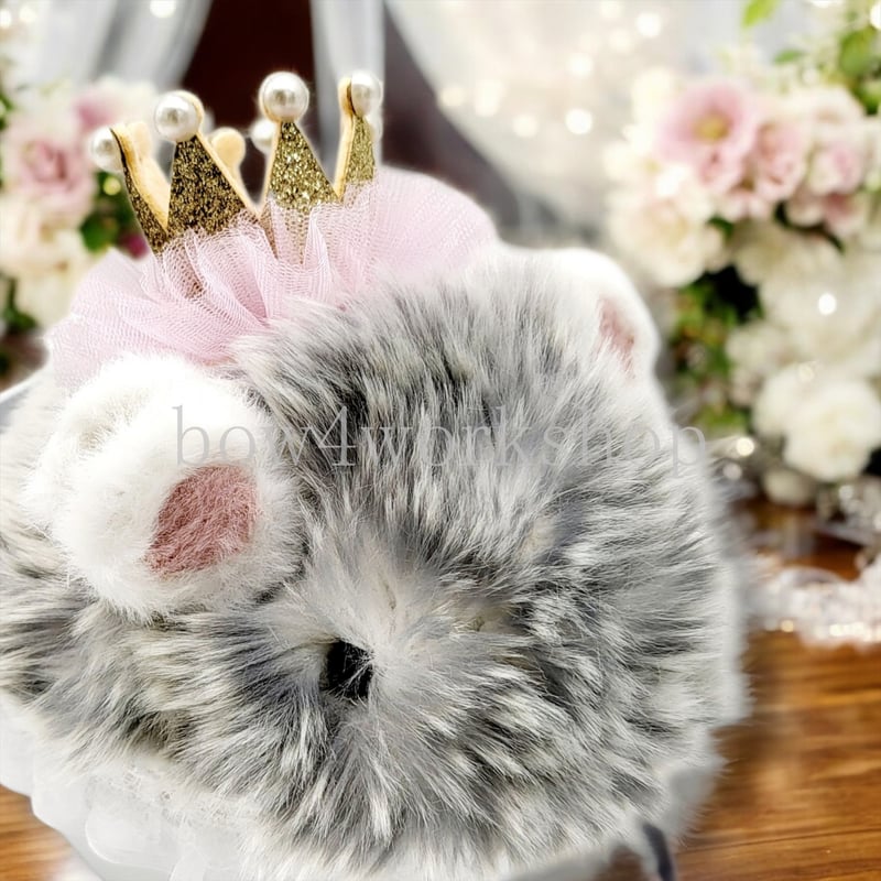 Moflin（モフリン）のアクセサリー レース付き王冠ゴムバンド