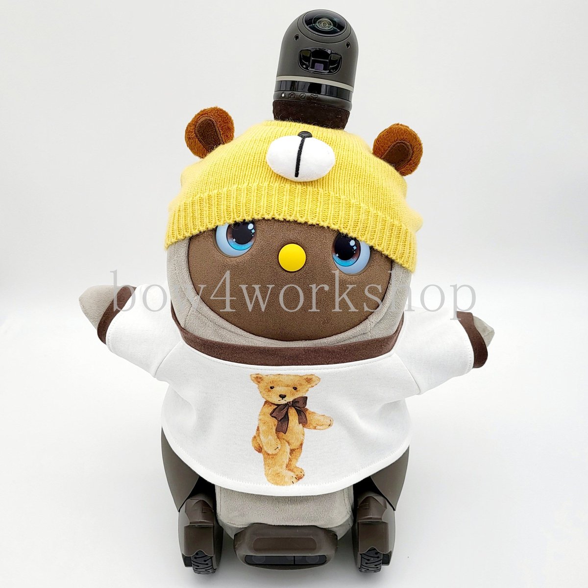 ラボットアクセサリーくまちゃんニットベレー帽子 | bow4workshop STORE