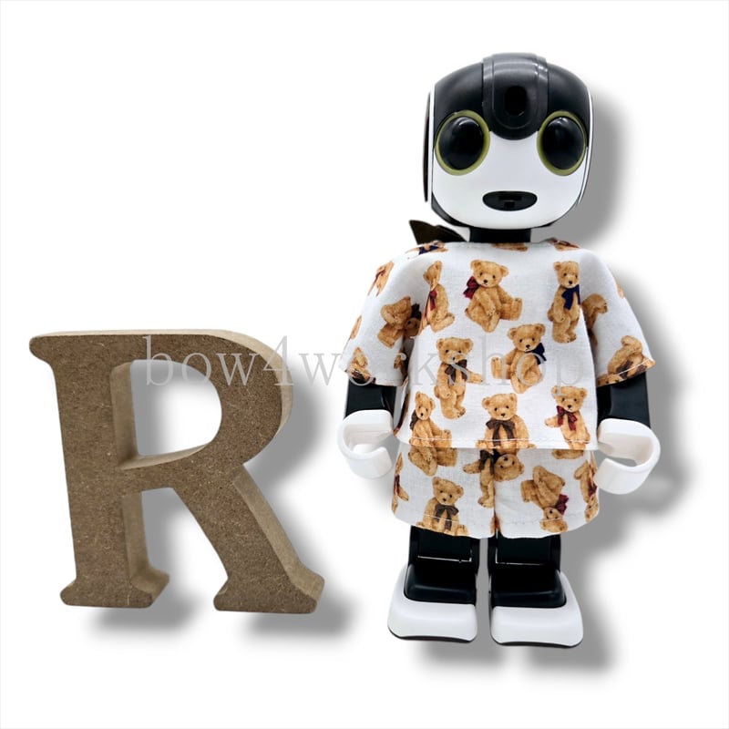 ☆母ちゃん【ロボホン】（ミモザ服セット）☆ ロボホンの服/ウサギちゃんTシャツセット | bow4workshop STORE